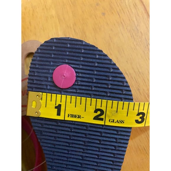 Havaianas Kids Navy & Pink Flip Flops Sz 10 - Picture 3 of 15